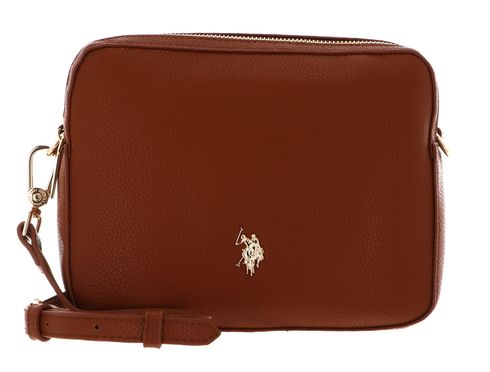 U.S. POLO ASSN. Mansion Zip Crossbody Bag Tan