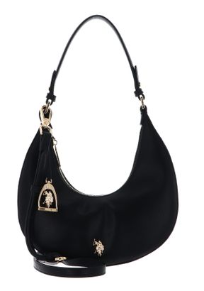 U.S. POLO ASSN. Jones Round Hobo Bag Black