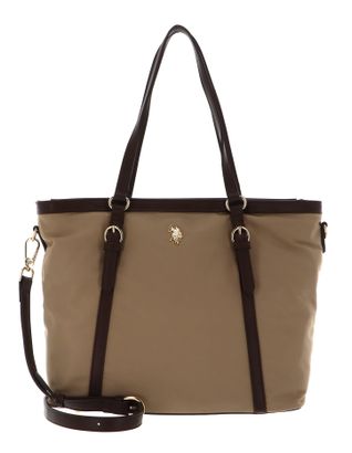 U.S. POLO ASSN. Houston Shopping Bag Warm Taupe