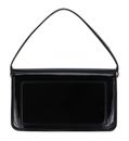 U.S. POLO ASSN. Winton Flap Handle Bag Black Patent Leather