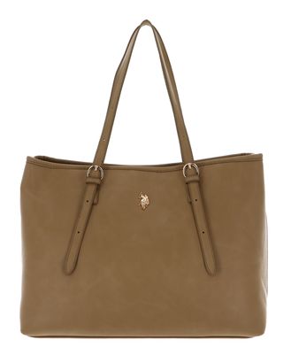 U.S. POLO ASSN. Blackstone Shopping Bag Beige
