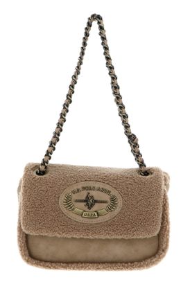 U.S. POLO ASSN. Holly Small Flap Bag Beige