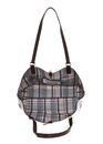 U.S. POLO ASSN. Rogersville Reversible Shopping Bag M Cappuccino + Plaid