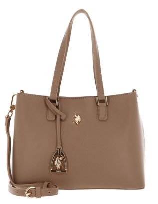 U.S. POLO ASSN. Jones Double Handle Bag Beige
