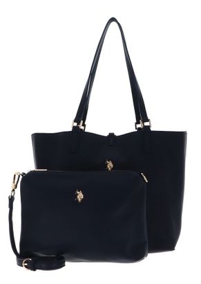 U.S. POLO ASSN. Rogersville Reversible Shopping Bag M Navy + Chain