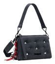 Desigual Mickey Studstyle Dortmund Crossbody Bag Denim Dark Grey