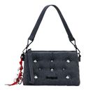 Desigual Mickey Studstyle Dortmund Crossbody Bag Denim Dark Grey