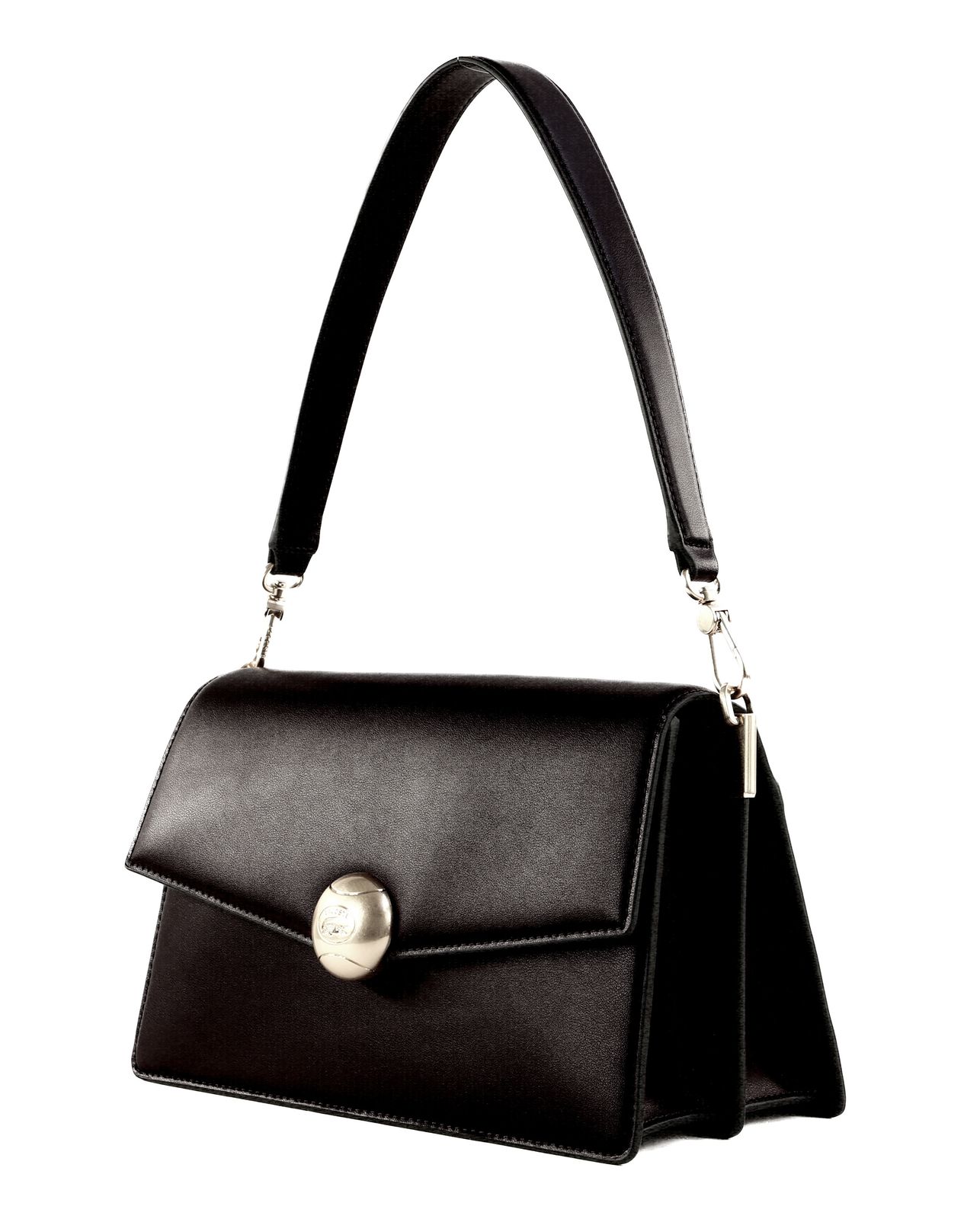 LACOSTE Flap Shoulder Bag M Noir LACOSTE Flap Shoulder Bag M Noir