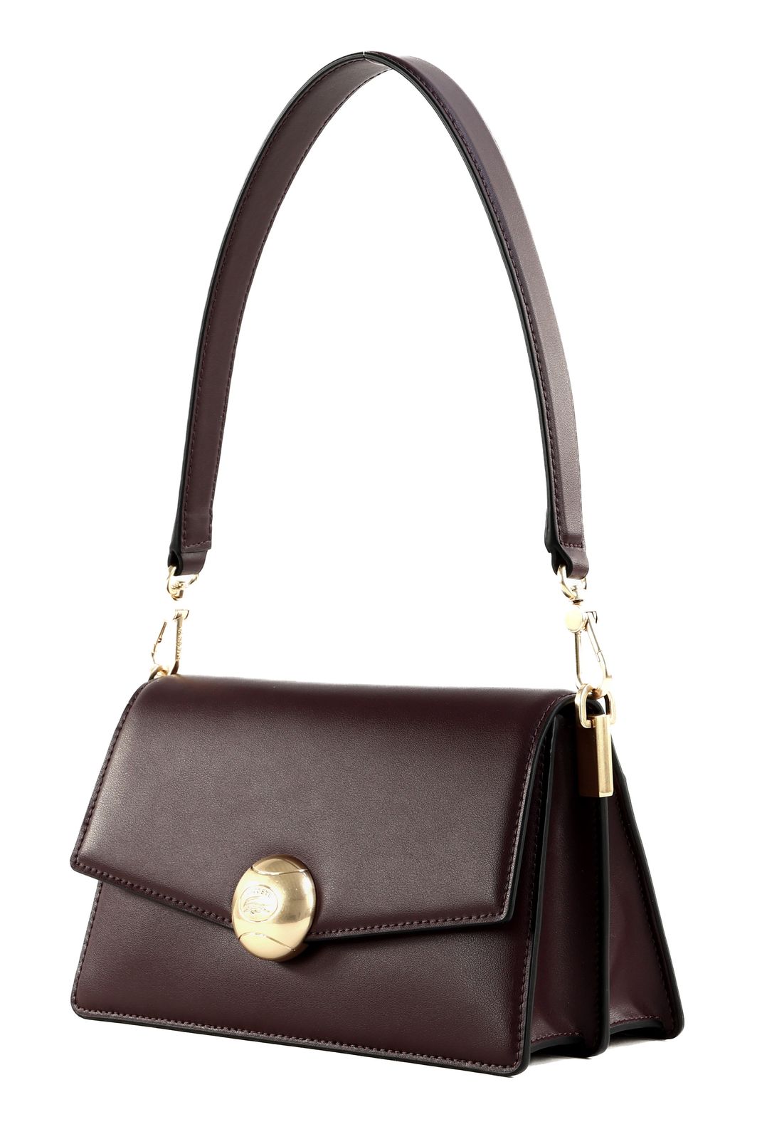 LACOSTE Flap Shoulder Bag S Winetasting LACOSTE Flap Shoulder Bag S Winetasting