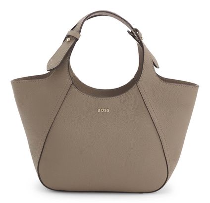 BOSS Lenah Small Tote Open Brown
