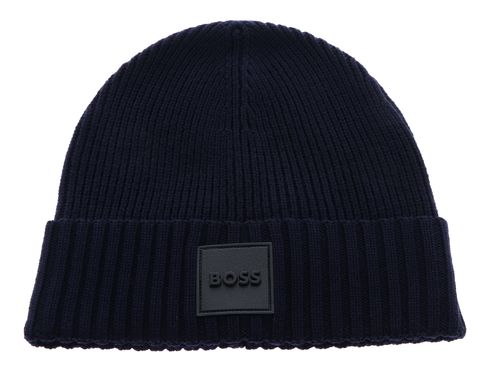 BOSS Flavio Beanie Dark Blue