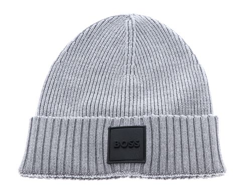 BOSS Flavio Beanie Silver