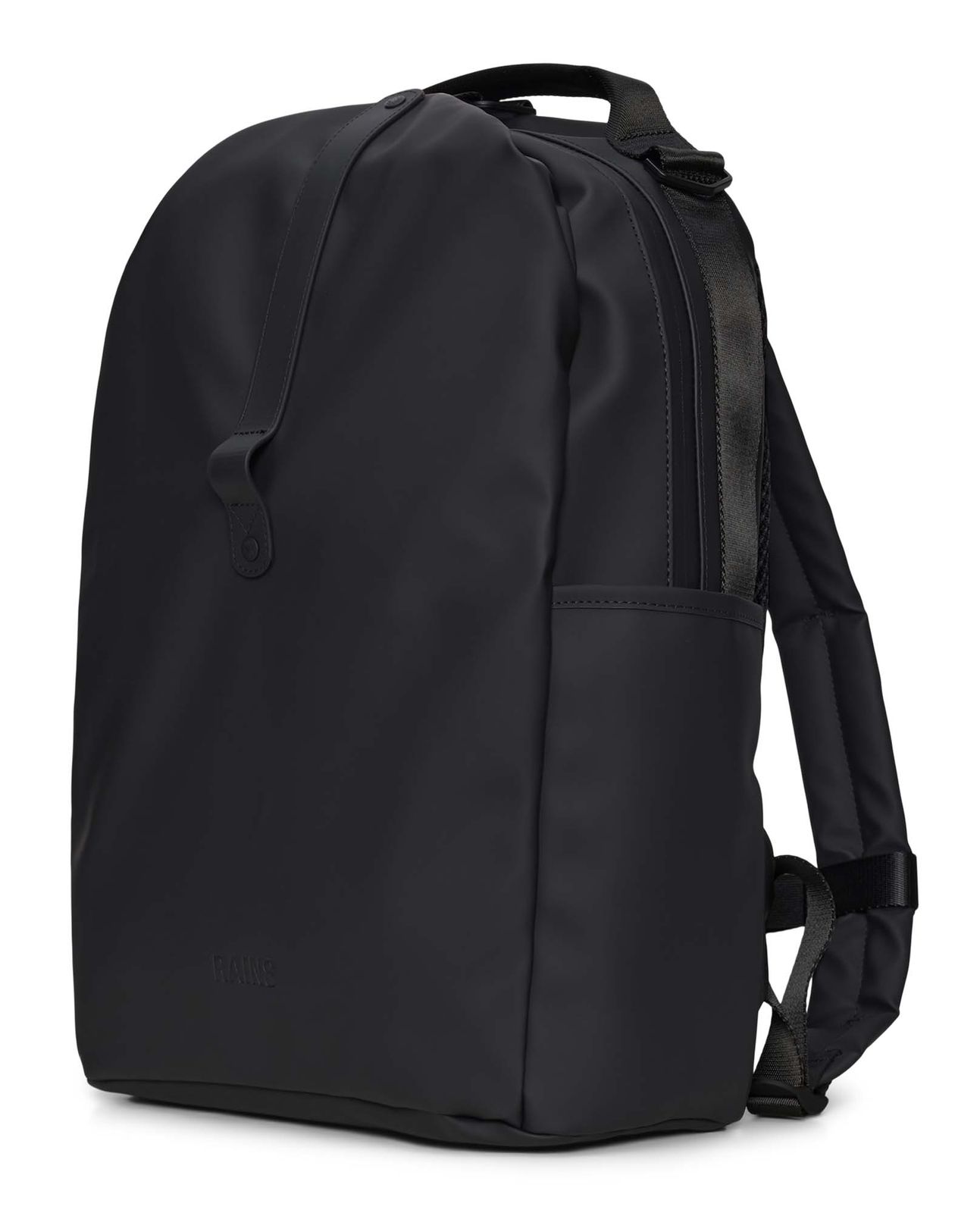 RAINS Clip Front Backpack W3 Black RAINS Clip Front Backpack W3 Black