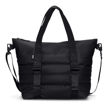 RAINS Puffer Mix Tote Bag Mini W3 Black
