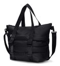RAINS Puffer Mix Tote Bag Mini W3 Black