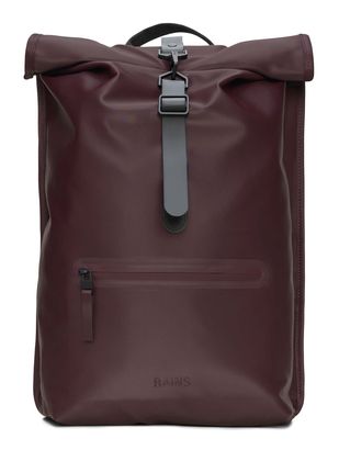 RAINS Rolltop Backpack Depth RAINS Rolltop Backpack Depth