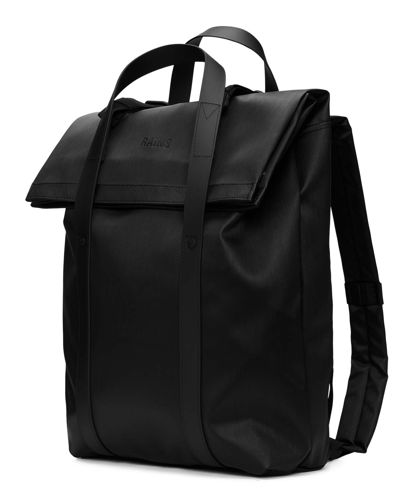 RAINS 2 Way Tote Backpack W3 Black Grain RAINS 2 Way Tote Backpack W3 Black Grain