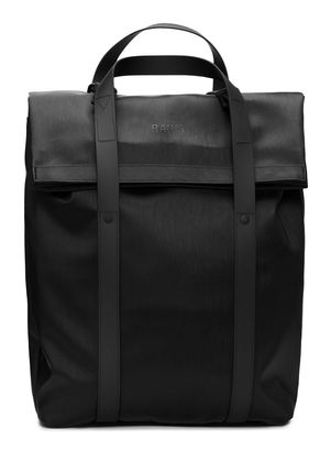 RAINS 2 Way Tote Backpack W3 Black Grain