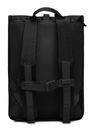 RAINS Rolltop Backpack Black Grain RAINS Rolltop Backpack Black Grain