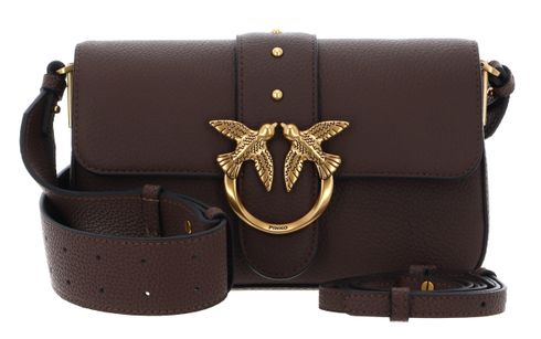 PINKO Love One Mini Slouchy FL S Cioccolate Amaro - Antique Gold