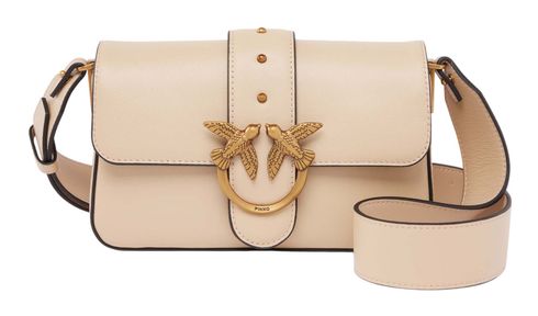 PINKO Love One Mini Slouchy FL S Beige - Grigio - Antique Gold PINKO Love One Mini Slouchy FL S Beige - Grigio - Antique Gold