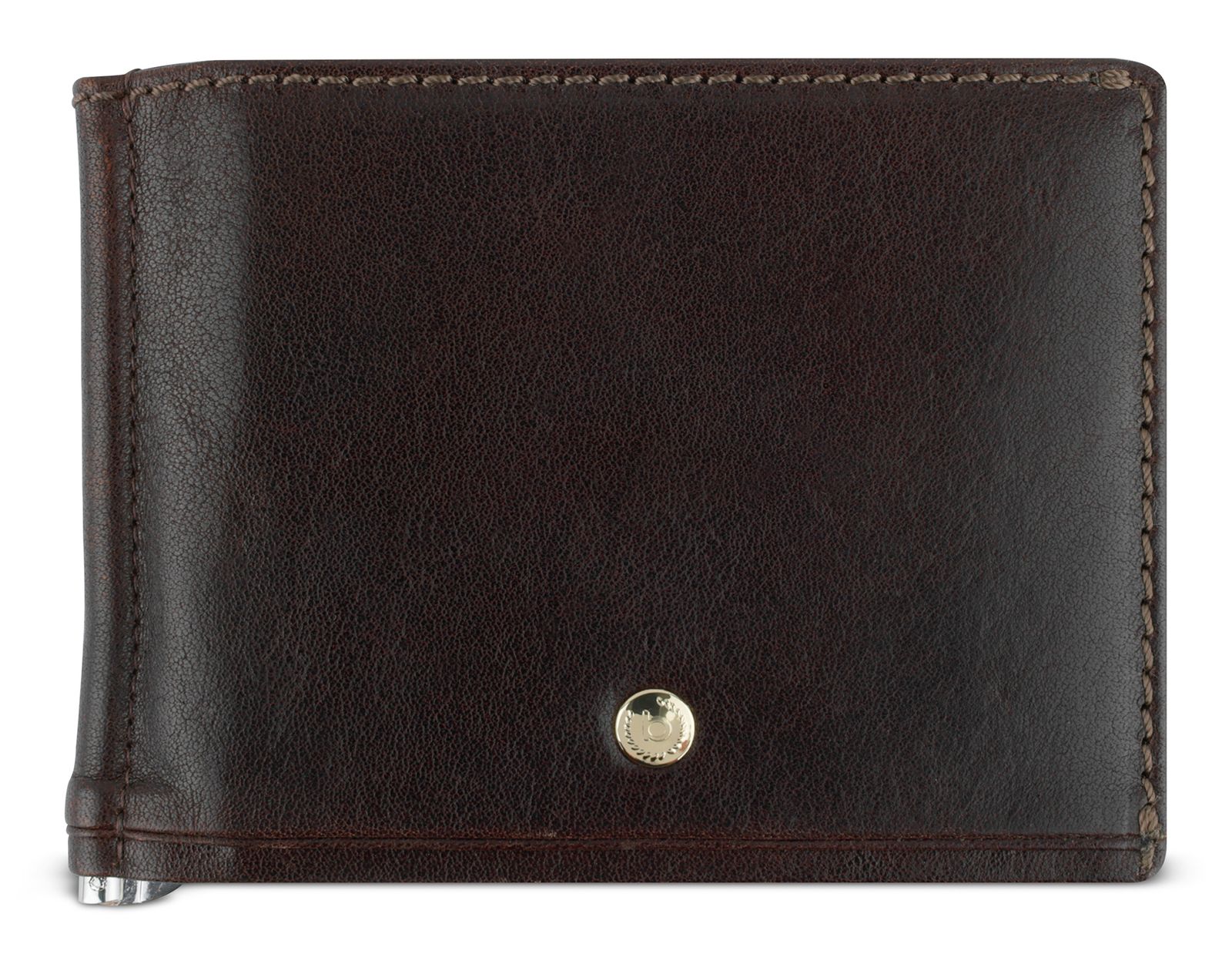 bugatti Neaples Wallet + Dollarclip Brown