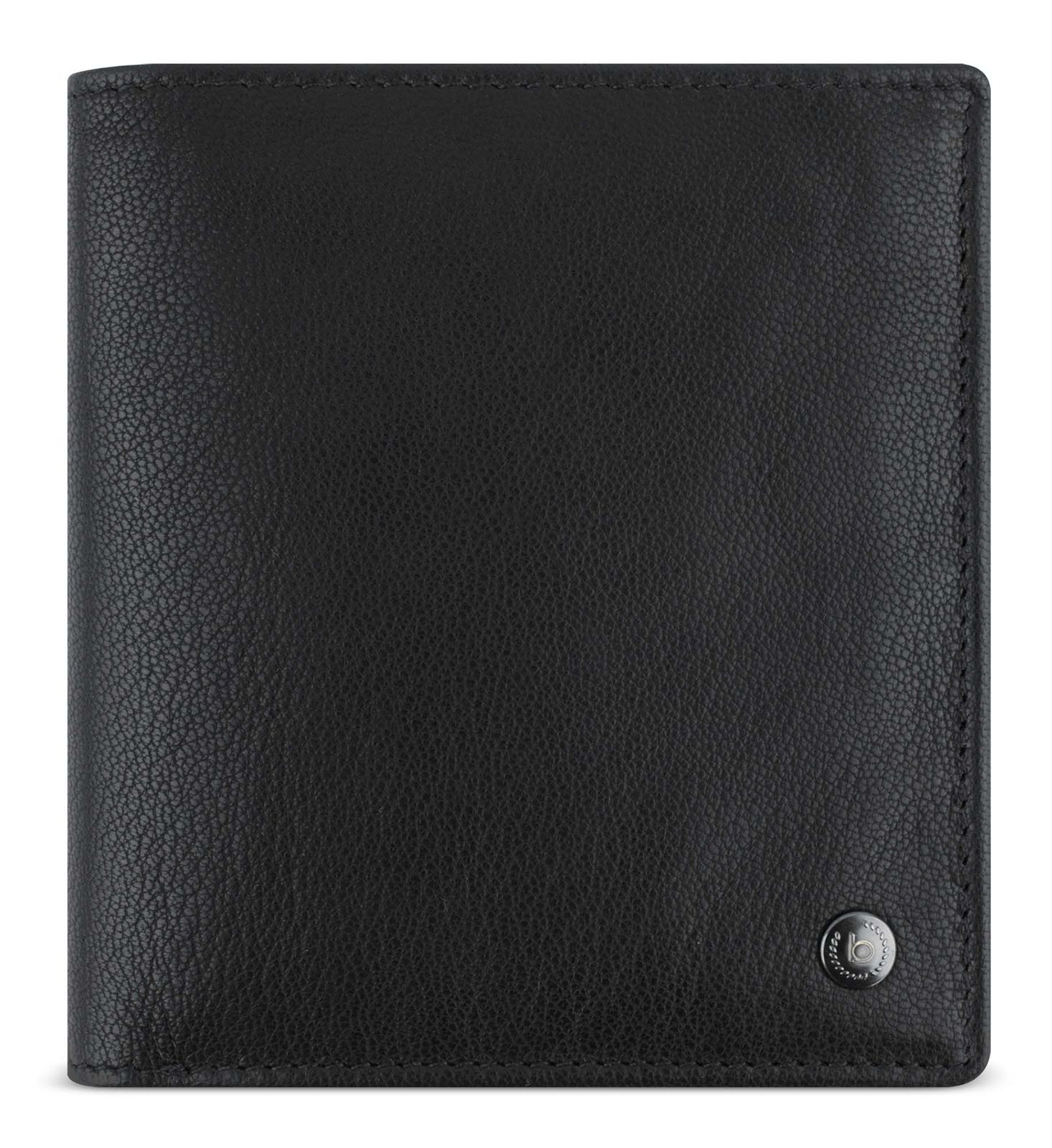 bugatti Black Magic Upright Wallet Black