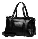BURKELY Creased Crystal Handbag Black