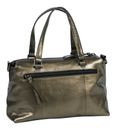 BURKELY Creased Crystal Handbag Gun Metal