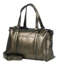 BURKELY Creased Crystal Handbag Gun Metal