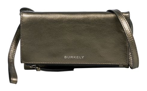 BURKELY Creased Crystal Phone Bag Gun Metal