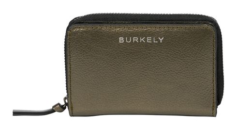 BURKELY Creased Crystal Double Flap Wallet Gun Metal