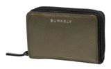 BURKELY Creased Crystal Double Flap Wallet Gun Metal