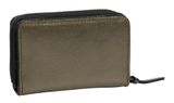 BURKELY Creased Crystal Double Flap Wallet Gun Metal