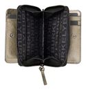 BURKELY Creased Crystal Double Flap Wallet Gun Metal