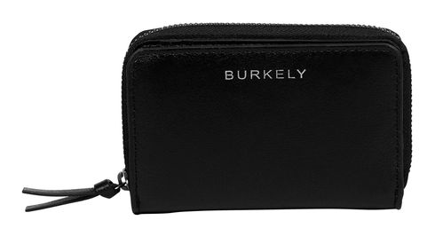 BURKELY Creased Crystal Double Flap Wallet Black
