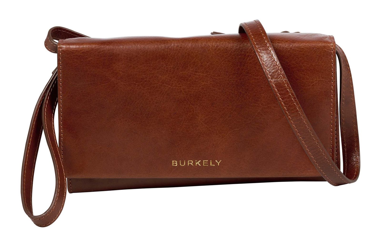 BURKELY Fine Florence Phone Wallet Chestnut