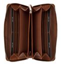 BURKELY Soft Skylar Zip Around Wallet L Chestnut