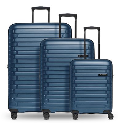 Pactastic Collection 04 Trolley-Set S+ / M+ / L+ Navy Blue - Metallic