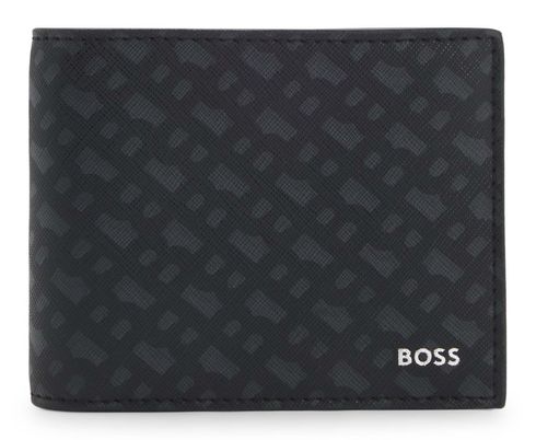 BOSS Zair Trifold Wallet Black