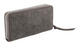 FREDsBRUDER Weave Harmony Zip Wallet Cool Grey