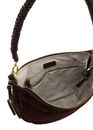 FREDsBRUDER Weave Harmony Round Midi Hobo Bag Dark Chocolate FREDsBRUDER Weave Harmony Round Midi Hobo Bag Dark Chocolate
