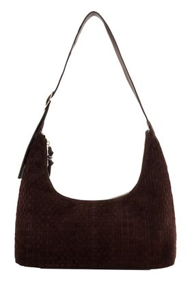 FREDsBRUDER Weave Harmony Handbag Dark Chocolate