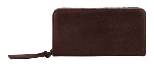FREDsBRUDER My Old Friend Ziparound Wallet Dark Chocolate