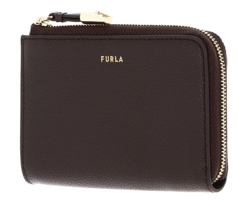 FURLA Vitello Night Goccia Card Case M Espresso