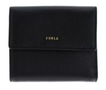 FURLA Vitello Night Goccia Compact Wallet M Nero