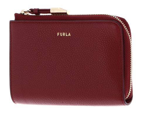 FURLA Vitello Night Goccia Card Case M CILIEGIA d