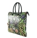Gabs G3 Plus Tote Bag L Ricamo Fiore Verde Gabs G3 Plus Tote Bag L Ricamo Fiore Verde