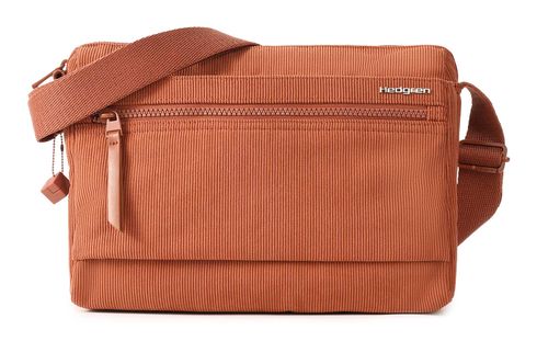 Hedgren Inner City Eye Shoulder Bag RFID M Corduroy Redwood Burl