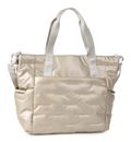 Hedgren Cocoon Puffer Tote Bag String Beige